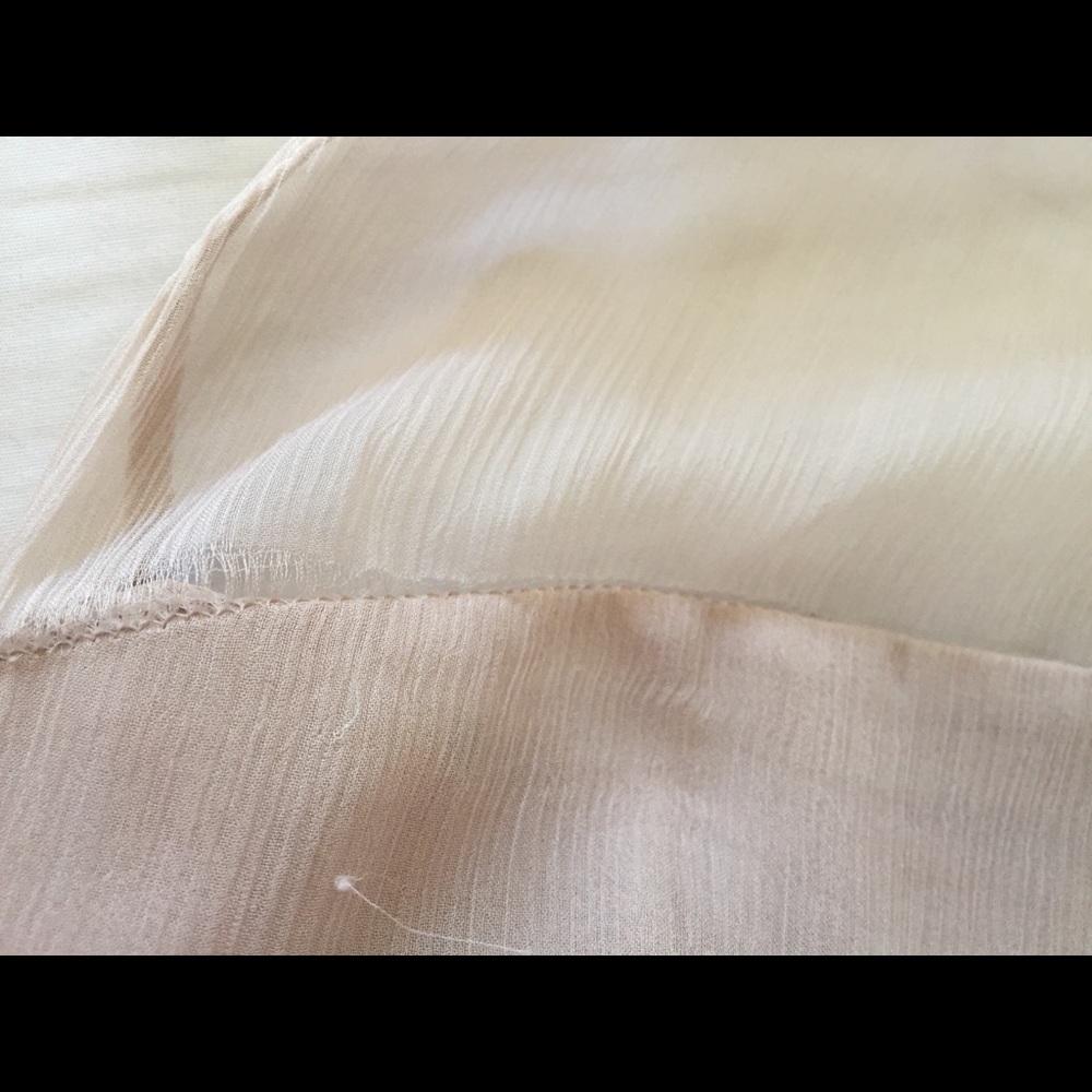 Anthro Champagne color dress, size 0 - Picture 6 of 7